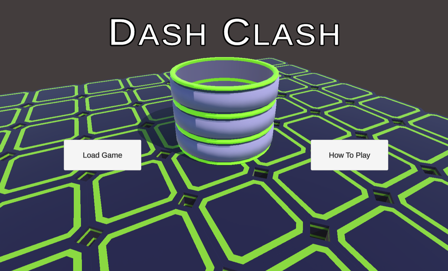 Screenshot of Dash Clash game showing a multiplayer action game with character sprites and combat mechanics